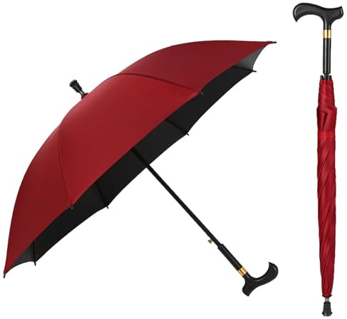 Bastone da passeggio Ombrello Bastoni da passeggio Stampella Ombrello Regalo per Padre Madre Nonno Nonna
