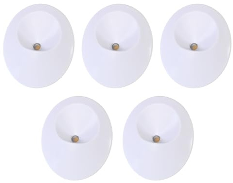 Five pieces-WR55X11132 WR55X25754 Refrigerator Led Light and Cover Assembly For GE Refrigerator LED Light 3033142 AP5646375 PS4704284（White）