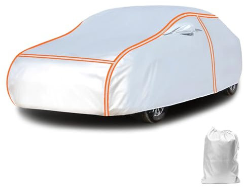 Wetterfeste Autoabdeckung für Volkswagen Golf Sportsvan (2012-2017), Vollgarage Abdeckplane Regen Sonne Staub Schutz Schneefest