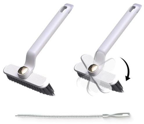 Fugen Clean Reinigungsbürste, 2 Stück Fugenbürste, Spaltreinigungsbürste, Scheuerbürste für Duschfliesen, Schmal Reinigungsbürsten für Fenstern, Badezimmern, Küchenspülen