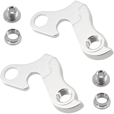 YAEOSNSI 2PCS Bicycle Tail Hook Derailleur Hanger For Adapter Replace Part Frame Mountain Road Racing Cycling Aluminum Alloy