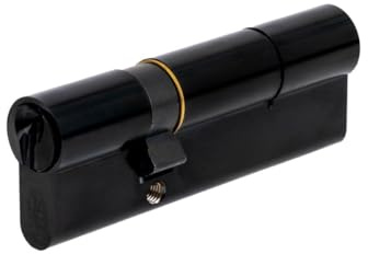 Vachette V5 - Cylindre de Serrure 30x60 mm Noir, 5 Goupilles, Cylindre de sûreté - Porte d’entrée, Portes extérieures, Porte de service, Portes intérieures, 3 Clés