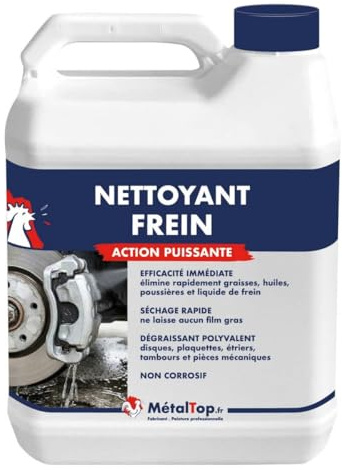 Métaltop - Nettoyant Frein - 20 L - Nettoyant et dégraissant pour freins.
