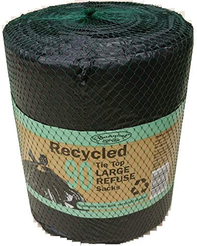 3 x Recycled tie top Large Refuse Sacks