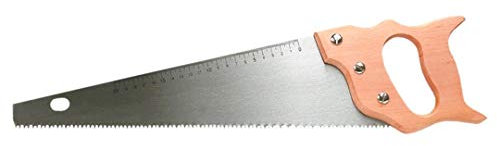 Serrucho de carpintero, 500mm, mango de madera Top Tools 10A550