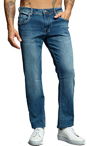 Coveri Jeans Uomo Slim Fit Elasticizzati Denim 5 Tasche 46 48 50 52 54 56 58 (52 - Denim)