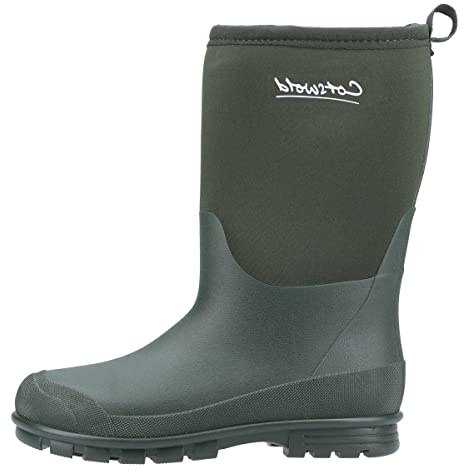 Cotswold Childrens/Kids Hilly Neoprene Galoshes (11 Little Kid) (Green)