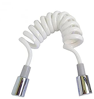 VVW&LIU Tuyau de Douche Flexible à Ressort ABS pour plomberie WC Bidet Pistolet Salle de Bain Accessoires de Tuyau de plomberie 1.5 m, comme indiqué