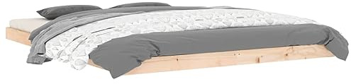 vidaXL Estructura de Cama Madera Maciza de Pino 150x200 cm