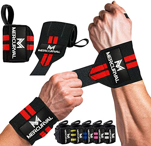 MERCURYAL 2 Handgelenk Bandagen Gym - Wrist Wraps Gym - Handgelenk Bandagen Fitness – Handgelenkbandagen Kraftsport für Fitness, Handgelenkstütze, Bodybuilding, Kraftsport & Crossfit
