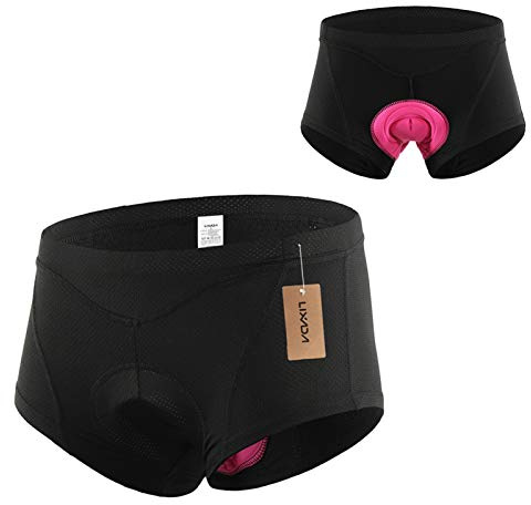 KOCAN Femmes Slips VTT Cyclisme Noir S 3D Gel Rembourré Shorts