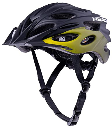 Head Unisex – Erwachsene Acc103328 Helme, Schwarz Matt/Gelb, Small/Medium