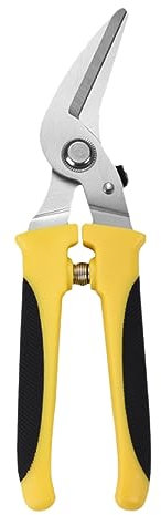 OSALADI Labor-Saving Metal Sheet Shears with Anti-Slip Handles Heavy Duty Power-Saving Sheet Cutter for Industrial and Garden Use Safety Fastener Included