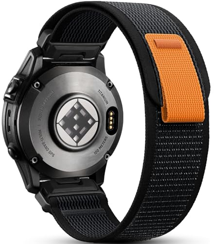 Easuny 22mm Watch Strap Compatible with Garmin Fenix 6 Pro/Fenix 7/Fenix 6 Strap, Nylon QuickFit Sport Wrist Band for Garmin Forerunner 945/965/Garmin Instinct/Instinct 2/Instinct 2 Solar