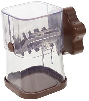 PRETYZOOM Presse-purée Manuel Détachable Multifonction en Plastique Abs, Broyeur de Noix et Chocolat, Outil Cuisine sans Électricité, Maison, Hachoir Pratique pour Fruits Secs et Épices