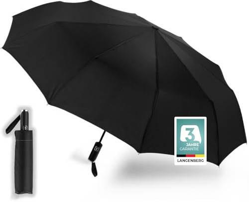 LANGENBERG Taschenschirm FIN (schwarz/weiß)