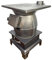 STWBHW Cast Iron Wood Burning Stove, Portable Wood Stove for Home Heating and Cooking, Vent Free, High Efficiency