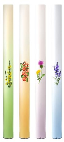 SUJEBKC 4 Pièces Stylo Diffuseur à Base De Plantes,Avec Extraits De Molène