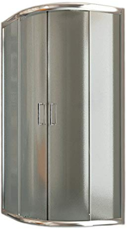 Box Doccia Semicircolare 80x80 H185 Stampato C 6mm mod. Alabama