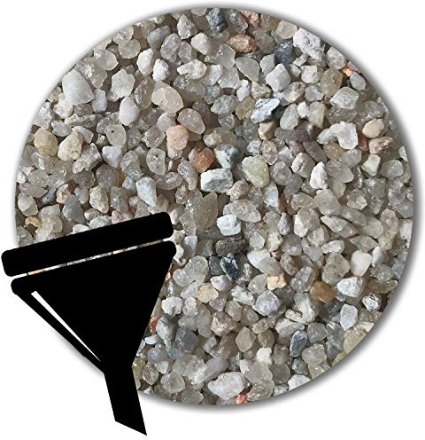 Anbobo Müller GmbH 25 kg Filtersand Filterkies hellgrau Filterquarzsand für Sandfilteranlagen Pool grau (2,0-4,0 mm)