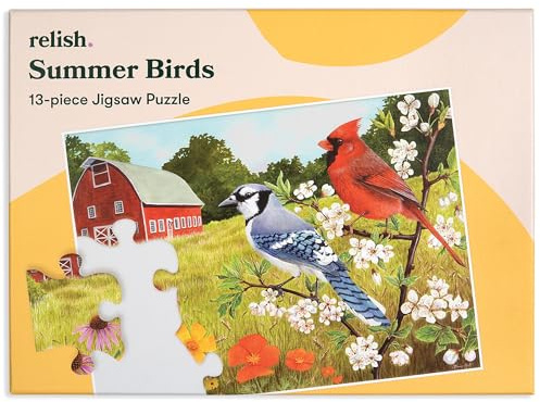 Relish “Sommer Vögel” 13 Teile Puzzle für Menschen mit Demenz oder Alzheimer - Geschenke und Aktivitäten für Senioren