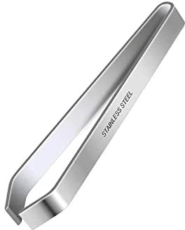 Rpanle Grätenzange aus Edelstahl Fischpinzette Grätenpinzette Küchenpinzette Fischgrätenzange für Ente Huhn Schwein Haar 12 * 1cm