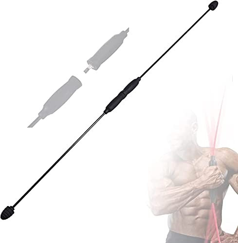 Sport Schwingstab Fitness Swingstick Schwerkrafttrainer zum Trainieren der Tiefenmuskulatur Fitness Training Tremor Rod, Professioneller Swing Stick Vibrationsstab Hochelastische Glasfaser, Wird im Of