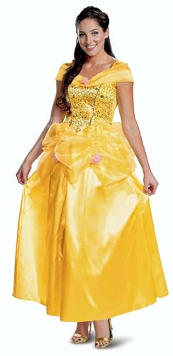 Disney Oficial - Disfraz Bella Mujer Clásico, Disfraz Princesa Mujer En Talla M