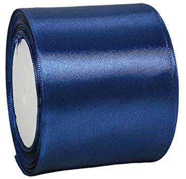 22m Nastro Blu Scuro 75mm,Nastro Raso Nastrino Bordeaux Nastri Regalo Nastro Satin,Fiocco Nastro per Pacchi Regalo,Artigianato,Bomboniere,Bouquet,Natale,Feste di Compleanno Matrimoni Decorazioni