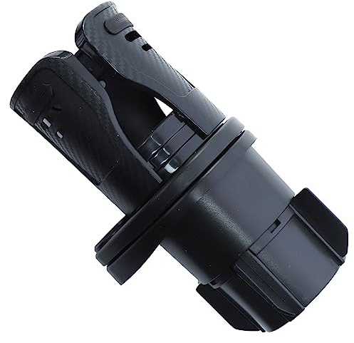 Gubeter Extensor de portavasos 2 en 1 para Coche, Adaptador de extensión de portavasos Doble multifunción con Base giratoria Ajustable de 360°, extensión de portavasos Estable