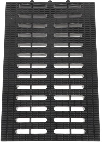 Angoily Rectangular Drain Covers Outdoor, Plastic Drain Strainers Sewer Cover Plate, Drainage Grate Rainwater Well Covers for Patio Lawn Garden