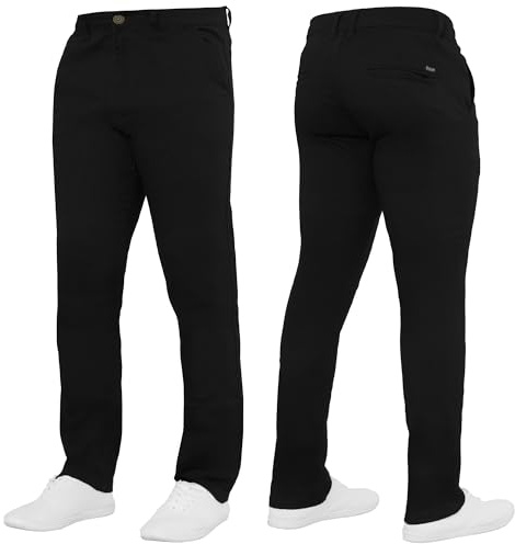989Zé ENZO Mens Stretch Chino Slim Fit Leg Jeans Trousers Pants by Raw Denim
