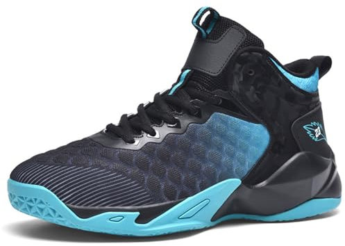 Uhclrr Scarpe da Ginnastica da Basket da Uomo di Moda Scarpe Sportive da Corsa da Corsa(46 EU, Blue)