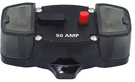 1 Stück 80A 100A 160A 200A 300A Auto-Audio-Verstärker Leistungsschalter Sicherungshalter AGU Stil Stereo Refit 4GA Kabel for 12V Schutz(Size:100A)
