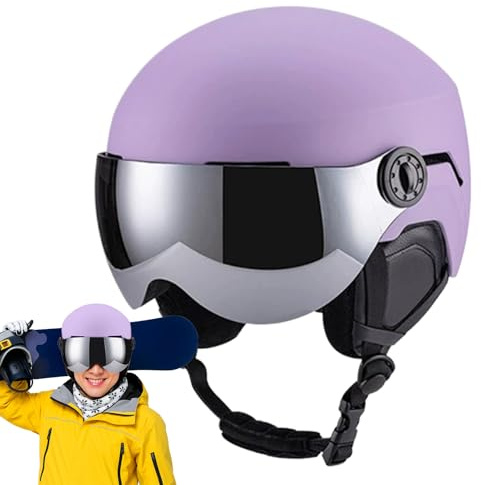 Kixolazr Caschi da Sci per Uomini | Attrezzatura da Snowboard Traspirante e Calda - Casco Per Sport Invernali Con Guscio Interno In Schiuma | Per Uomini Donne Sciatori Snowboarder Discesa Libera