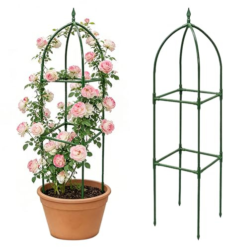 Enrejado para Plantas de Exterior - Estructura Vertical de Altura Ajustable para Jardín,Enrejado para Trepadoras | para Balcón Hogar Exterior Decoración de Eventos Cultivo de