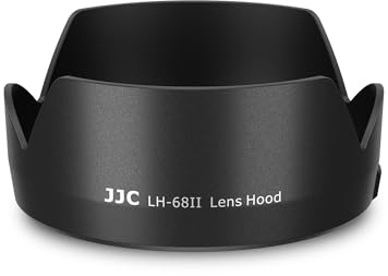 50mm Reversible Lens Hood Shade Fit for Canon EF 50mm f/1.8 STM Lens Replaces Canon ES-68 Hood Tulip Flower Design -Black