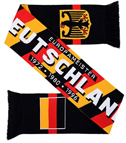 Euroscarves Deutschland Fußball HD Strickschal