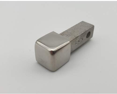 10 Stück Eckstück Quadratprofil Innen-& Außenecke 8 mm glänzend für Edelstahlschienen Rotthues Fliesenschiene