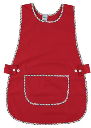Siry Work Grembiule Scuola Infanzia, Cucina Donna, Taglia Unica, Regolabile in Vita con Due Bottoni che lo Rendono Facile da Indossare, Made in Italy, Art. Dalia