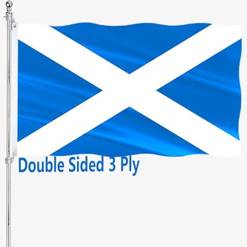 Bandera de Cuba 3 x 5 banderas cubanas de doble cara para exteriores, 3 capas 200D, poliéster resistente y cabecera de lona duradera