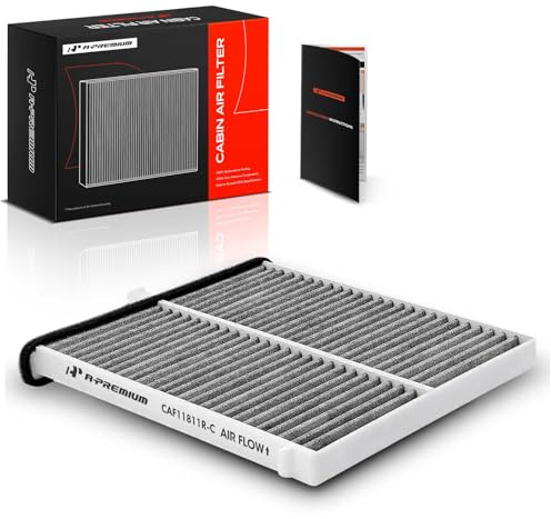 A-Premium Cabin Air Filter with Activated Carbon Compatible with Mazda Vehicles - 3 2014-2018, 6 2014-2021, CX-5 2013-2022
