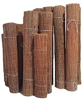 Weidenmatte Weidematte Weide Sichtschutzmatte Weidenzaun beste Preis! (180x500cm)