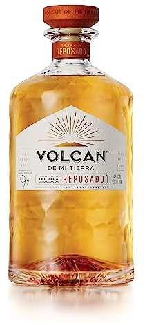 Volcán de Mi Tierra Reposado Tequila, 70cl | Premium-Tequila aus 100% Blauer Weber Agave | In amerikanischer Eiche gereift | Ausgewogen, mild & aromatisch | Für Cocktails & pur