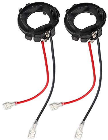 CFTGIW 1 Paar H7 LED-Scheinwerferlampen-Adapter-Halterungshalter, Autolampen-Adapterhalter, LED-Scheinwerferlampen-Adapterhalter, H7-LED-Adapter, LED-Halterung,