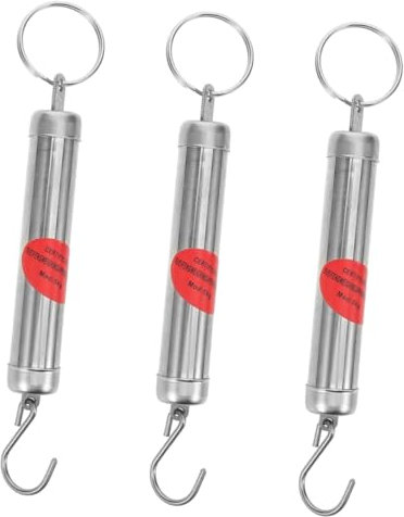 Gatuida 3stücke Balance Federwaage Tragbare Handwaage Mechanische Federwaage Für Lebensmittel Und Einkäufe Gewichtskapazität Ohne Batterie Einfach Zu Verwenden
