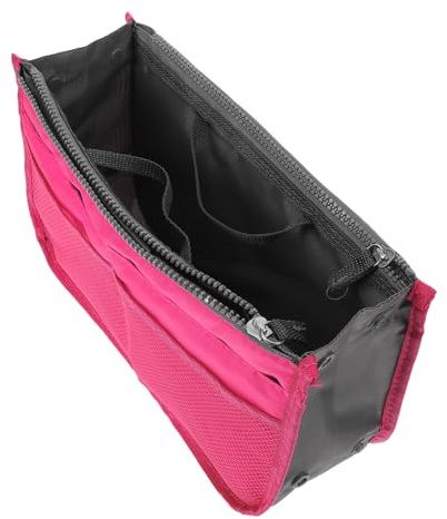 MERRYHAPY 2 STK Handtaschenfutter Rucksack Mit Mehreren Taschen Reisekosmetiktaschen Für Damen Mini-Handtasche Reiseset Für Männer Mini-reiserucksack Herren-geldbörse Reisetasche Nylon Rosy