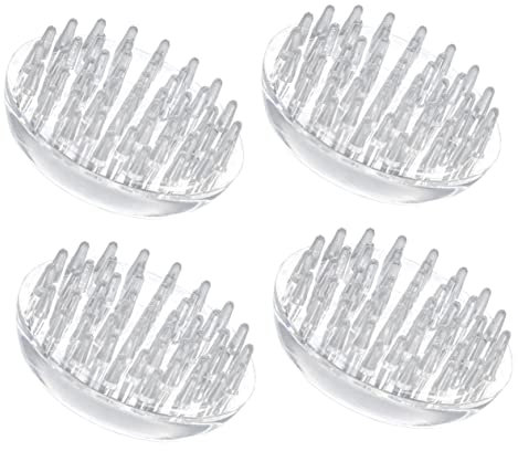 MAGICLULU Carpet Saver Pads 50mm Round Adhesive Furniture Feet Protectors for Chair and Table Legs, 4pcs Multipurpose Desk Leg Sleeves for Home Floor Protection