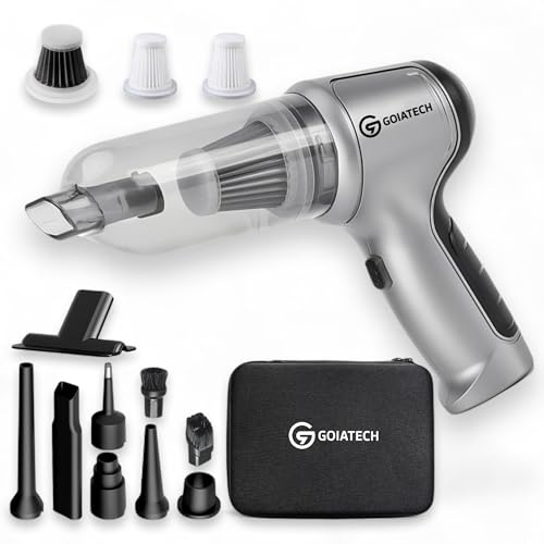 GOIATECH Handheld Car Vacuum Cleaner cordless, 20000Pa 4-in-1, Car High Power Handheld Vacuum, Portable Mini Vacuum with Brushless Motor for Car Interior, Pet Hair and Home Use