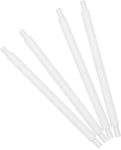 Didiseaon Lot de 4 Tubes de Remplacement en Acier 58 CM pour Barrière de Sécurité Bébé Accessoires pour Poteaux de Parc À Pièces Détachées Robustes pour Parc Intérieur et Extérieur